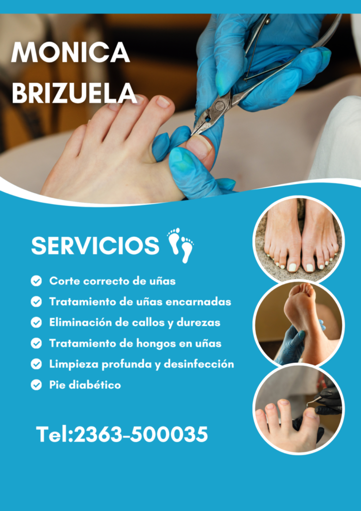 Flyer-de-clinica-de-podologia-Moderno-y-azul